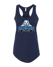Load image into Gallery viewer, Daemen College Full Logo Ladies Tank Top - Midnight Navy