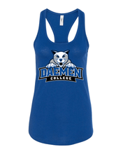 Load image into Gallery viewer, Daemen College Full Logo Ladies Tank Top - Royal