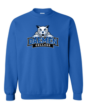 Load image into Gallery viewer, Daemen College Full Logo Crewneck Sweatshirt - Royal