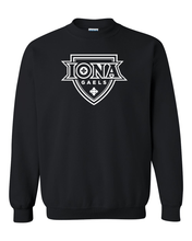 Load image into Gallery viewer, Iona University Gaels Crewneck Sweatshirt - Black