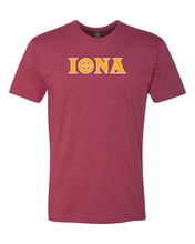 Load image into Gallery viewer, Iona University Iona Logo Soft Exclusive T-Shirt - Cardinal