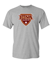 Load image into Gallery viewer, Iona University Full Color Logo T-Shirt - Sport Grey