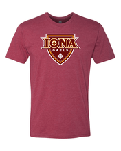 Load image into Gallery viewer, Iona University Full Color Logo Soft Exclusive T-Shirt - Cardinal