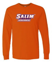 Load image into Gallery viewer, Salem State University Mascot Long Sleeve T-Shirt - Orange