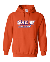 Load image into Gallery viewer, Salem State University Mascot Hooded Sweatshirt - Orange