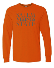 Load image into Gallery viewer, Vintage Salem State University Long Sleeve T-Shirt - Orange
