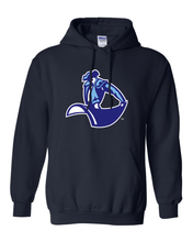 Load image into Gallery viewer, University of San Diego Mascot Hooded Sweatshirt - Navy