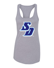 Load image into Gallery viewer, University of San Diego SD Ladies Tank Top - Heather Grey
