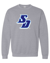 Load image into Gallery viewer, University of San Diego SD Crewneck Sweatshirt - Sport Grey