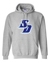 Load image into Gallery viewer, University of San Diego SD Hooded Sweatshirt - Sport Grey
