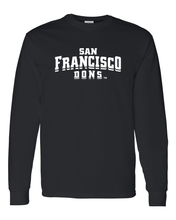 Load image into Gallery viewer, University of San Francisco Dons Long Sleeve T-Shirt - Black