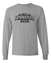Load image into Gallery viewer, University of San Francisco Dons Gold Long Sleeve T-Shirt - Sport Grey