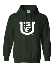 Load image into Gallery viewer, University of San Francisco USF Hooded Sweatshirt - Forest Green