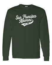 Load image into Gallery viewer, Vintage San Francisco Alumni Long Sleeve T-Shirt - Forest Green