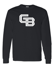 Load image into Gallery viewer, Wisconsin-Green Bay GB Long Sleeve T-Shirt - Black