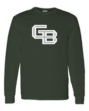 Load image into Gallery viewer, Wisconsin-Green Bay GB Long Sleeve T-Shirt - Forest Green