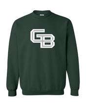 Load image into Gallery viewer, Wisconsin-Green Bay GB Crewneck Sweatshirt - Forest Green