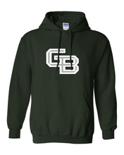 Load image into Gallery viewer, Wisconsin-Green Bay GB Hooded Sweatshirt - Forest Green