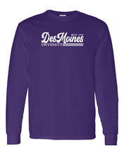 Load image into Gallery viewer, Vintage Des Moines University Long Sleeve T-Shirt - Purple