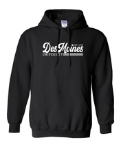 Load image into Gallery viewer, Vintage Des Moines University Hooded Sweatshirt - Black