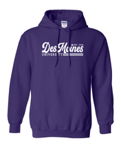 Load image into Gallery viewer, Vintage Des Moines University Hooded Sweatshirt - Purple