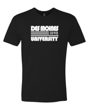 Load image into Gallery viewer, Retro Des Moines University Soft Exclusive T-Shirt - Black