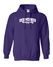 Load image into Gallery viewer, Des Moines University Alumni Hooded Sweatshirt - Purple