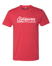 Load image into Gallery viewer, Vintage Simpson College Soft Exclusive T-Shirt - Red