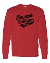 Load image into Gallery viewer, Simpson College Alumni Long Sleeve T-Shirt - Red