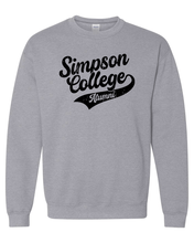 Load image into Gallery viewer, Simpson College Alumni Crewneck Sweatshirt - Sport Grey