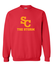 Load image into Gallery viewer, Simpson College The Storm Crewneck Sweatshirt - Red