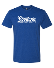 Load image into Gallery viewer, Vintage Goodwin University Soft Exclusive T-Shirt - Royal