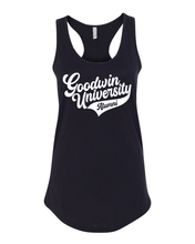 Load image into Gallery viewer, Goodwin University Alumni Ladies Tank Top - Black