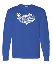 Load image into Gallery viewer, Goodwin University Alumni Long Sleeve T-Shirt - Royal