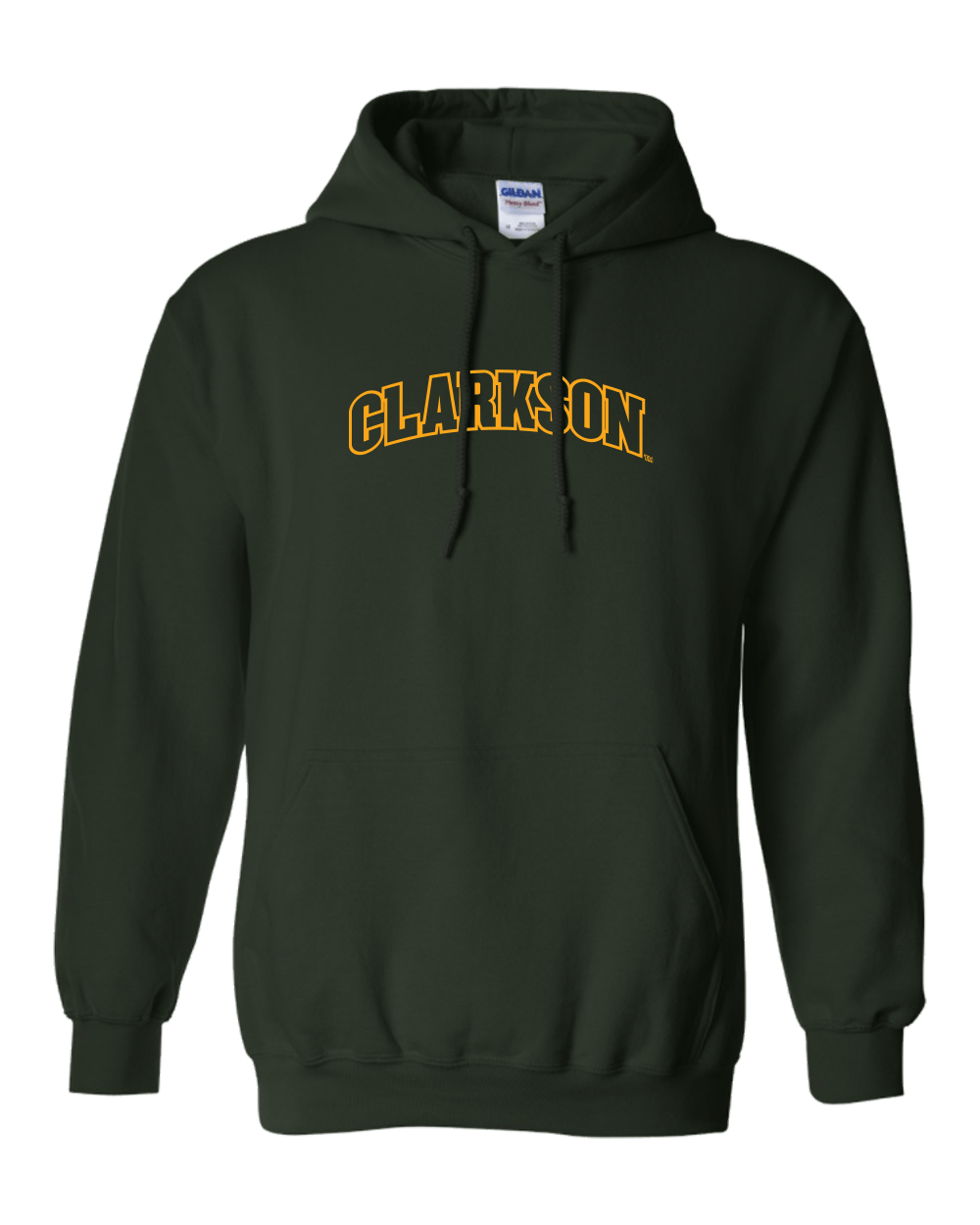 Clarkson University Block Letters Logo Hooded Sweatshirt CollegiateSet