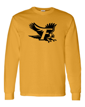 Load image into Gallery viewer, Fitchburg State F Long Sleeve T-Shirt - Gold