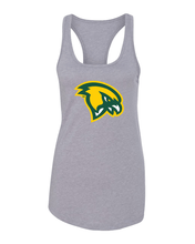 Load image into Gallery viewer, Fitchburg State Mascot Head Ladies Tank Top - Heather Grey