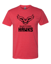 Load image into Gallery viewer, University of Hartford Hawks Exclusive Soft T-Shirt - Red