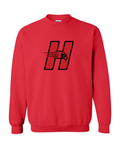 Load image into Gallery viewer, University of Hartford H Crewneck Sweatshirt - Red