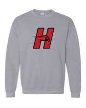 Load image into Gallery viewer, University of Hartford H Crewneck Sweatshirt - Sport Grey