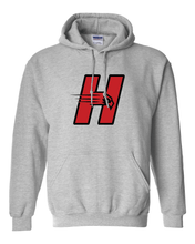 Load image into Gallery viewer, University of Hartford H Hooded Sweatshirt - Sport Grey