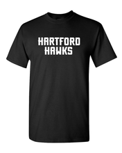 Load image into Gallery viewer, University of Hartford Text T-Shirt - Black