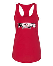 Load image into Gallery viewer, University of Lynchburg Text Ladies Tank Top - Red