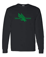 Load image into Gallery viewer, University of North Texas Mean Green Long Sleeve T-Shirt - Black