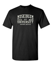 Load image into Gallery viewer, Muskingum University Fighting Muskies T-Shirt - Black