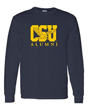 Load image into Gallery viewer, Coppin State University CSU Alumni Long Sleeve T-Shirt - Navy