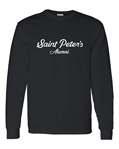 Saint Peter's University Alumni Long Sleeve Shirt - Black