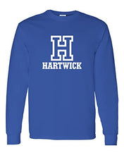 Load image into Gallery viewer, Hartwick College H Long Sleeve Shirt - Royal