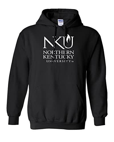 Northern Kentucky Stacked Logo Hooded Sweatshirt - Black