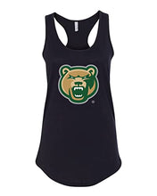 Load image into Gallery viewer, Georgia Gwinnett College Bear Head Ladies Tank Top - Black